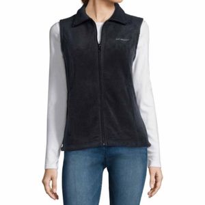 Columbia fleece zip vest size small